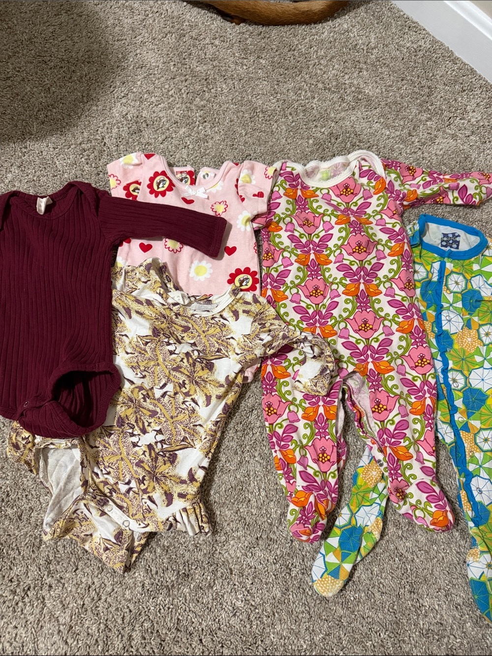0-6 months baby girls clothes bundle